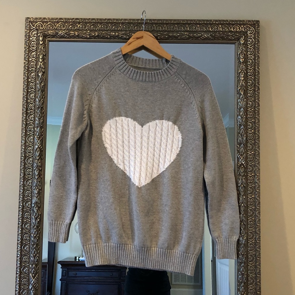 Heart Valentine Sweater - small